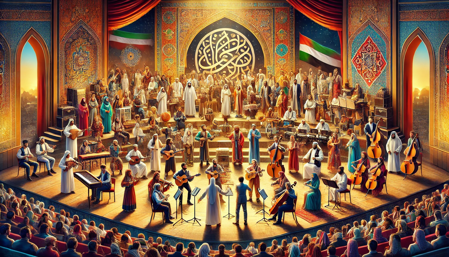 Intercambio Cultural Histórico: Artistas de Oriente Medio y Europa se Unen para el Concierto de la Paz